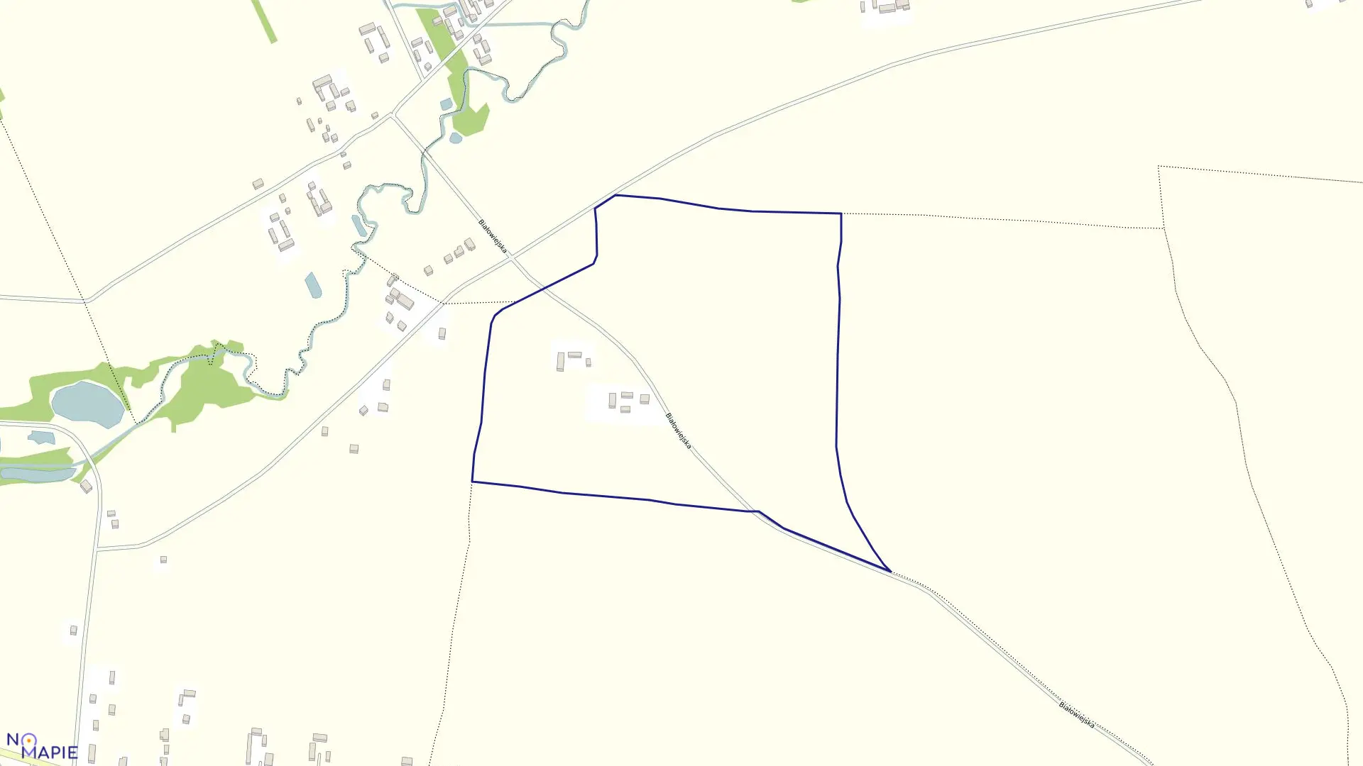 Mapa obrębu PUŁTUSK-01 w gminie Pułtusk